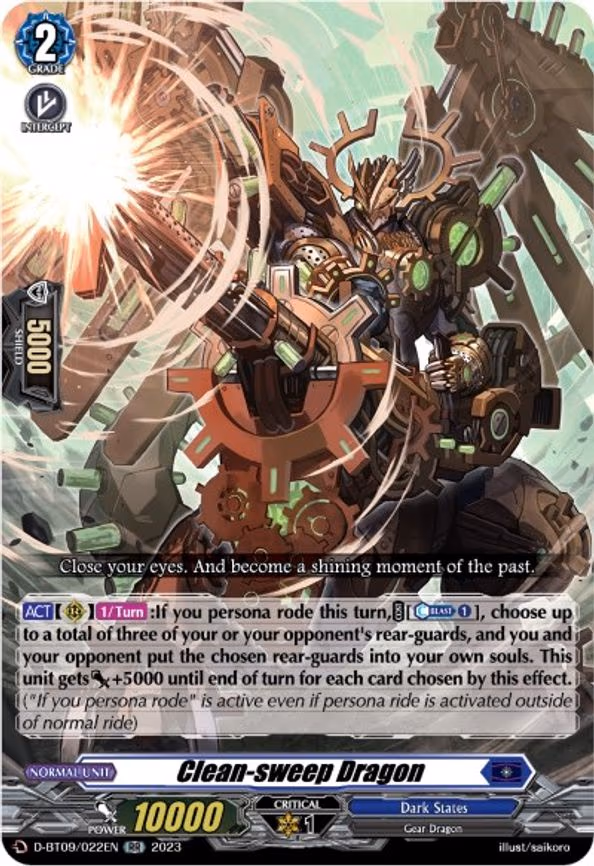 Clean-sweep Dragon - RR (D-BT09/022EN)