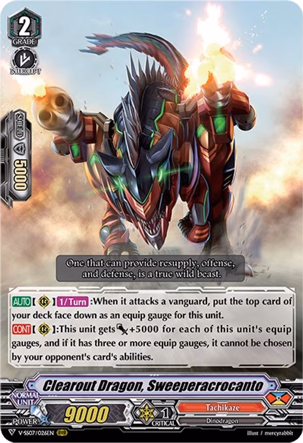 Clearout Dragon, Sweeperacrocanto