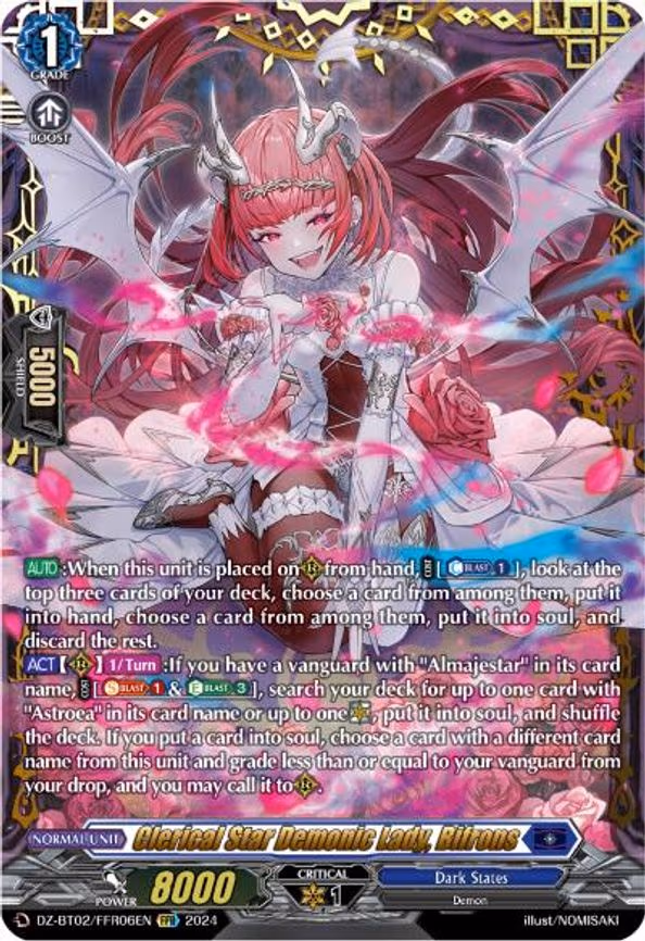 Clerical Star Demonic Lady, Bifrons - FFR (DZ-BT02/FFR06EN)
