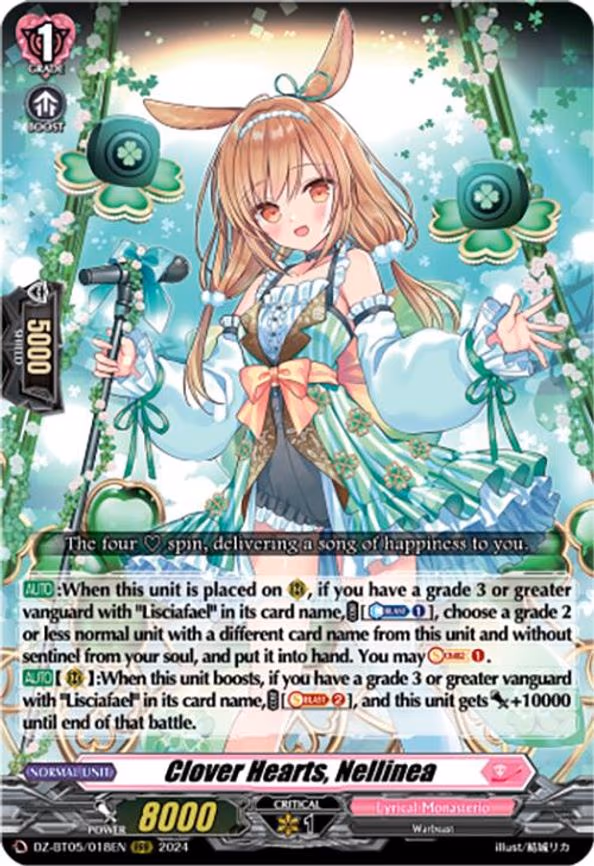 Clover Hearts, Nellinea - RRR (DZ-BT05/018EN)