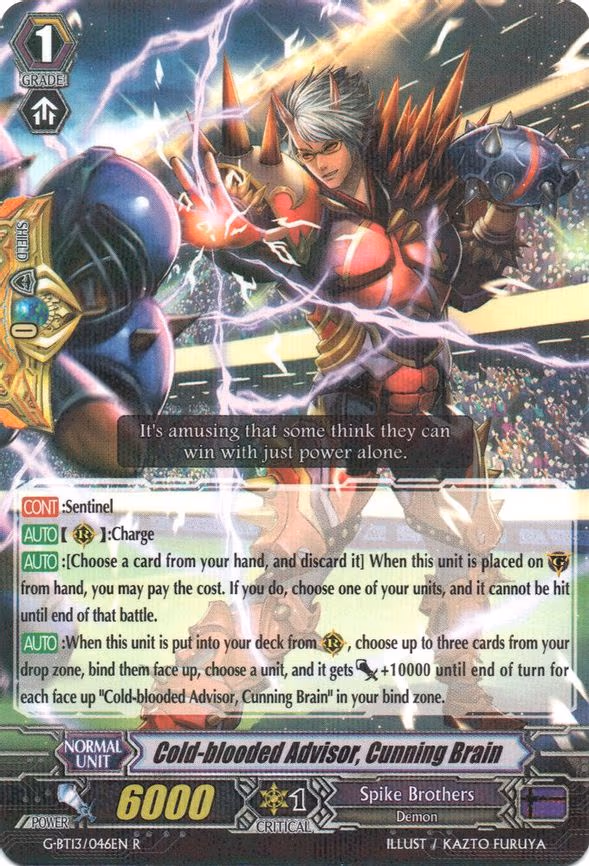 Cold-blooded Advisor, Cunning Brain - R (G-BT13/046EN)