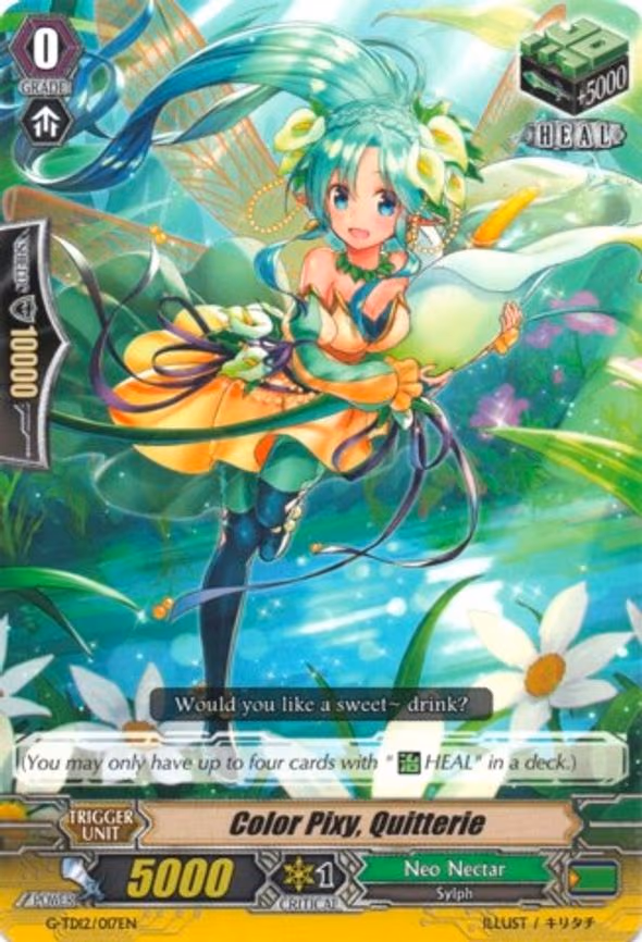 Color Pixy, Quitterie
