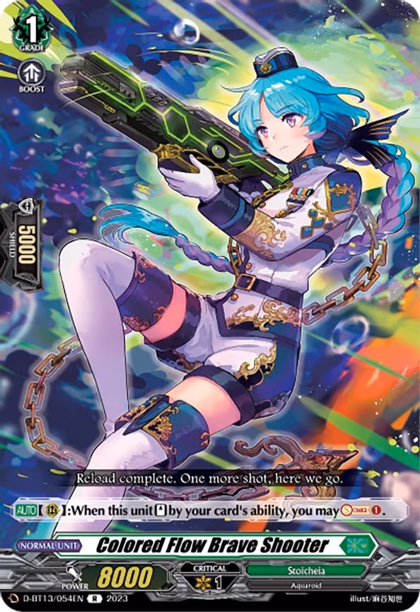 Colored Flow Brave Shooter - R (D-BT13/054EN)