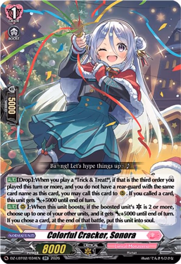 Colorful Cracker, Sonora - RR (DZ-LBT02/034EN)