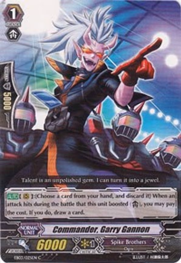 Commander, Garry Gannon