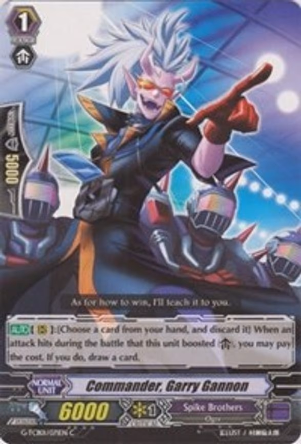 Commander, Garry Gannon