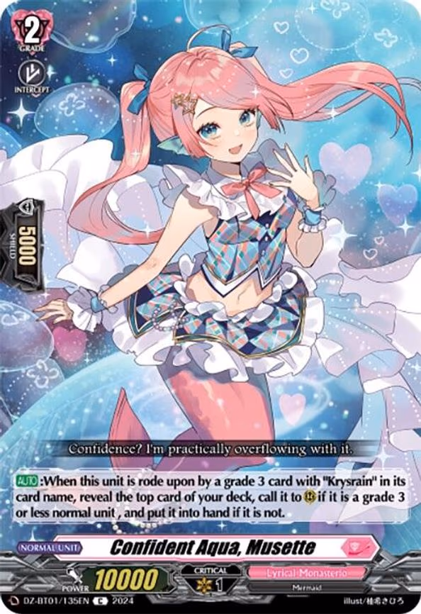 Confident Aqua, Musette - C (DZ-BT01/135EN)