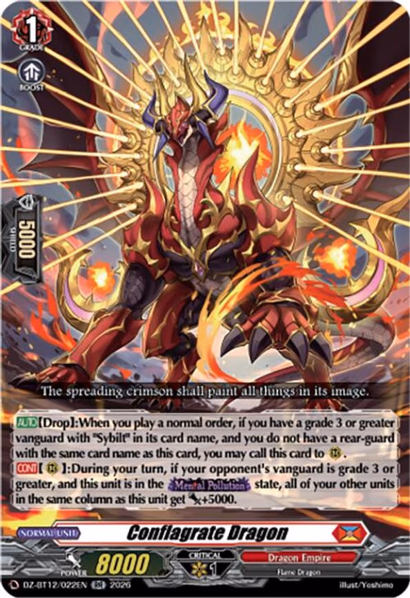 Conflagrate Dragon - RR (DZ-BT12/022EN)