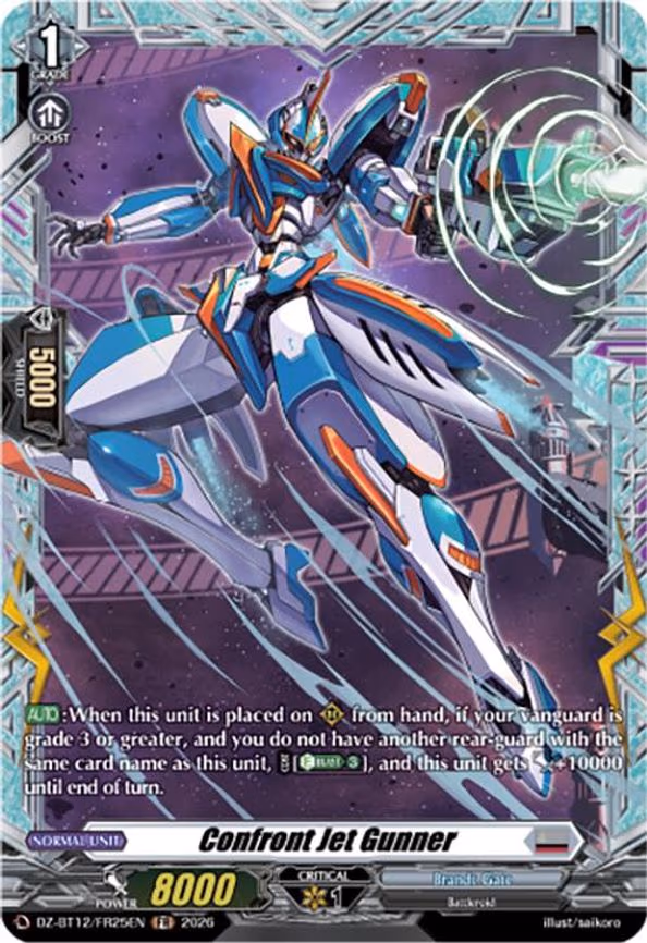 Confront Jet Gunner - Frame Rare (DZ-BT12/FR25EN)