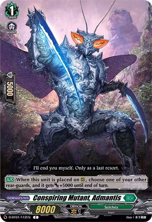 Conspiring Mutant, Admantis - C (D-BT01/112EN)