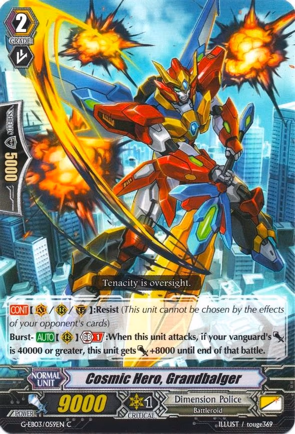 Cosmic Hero, Granbalger