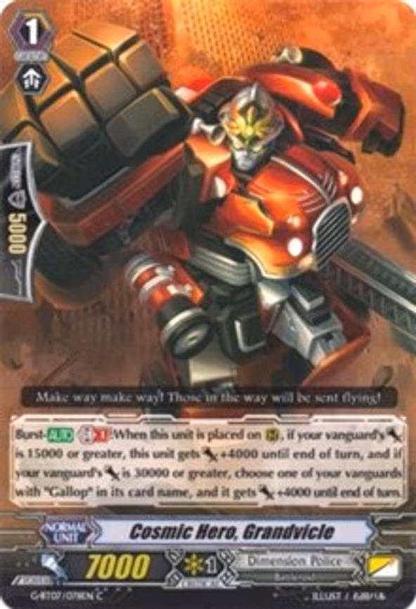 Cosmic Hero, Grandvicle - C (G-BT07/078EN)
