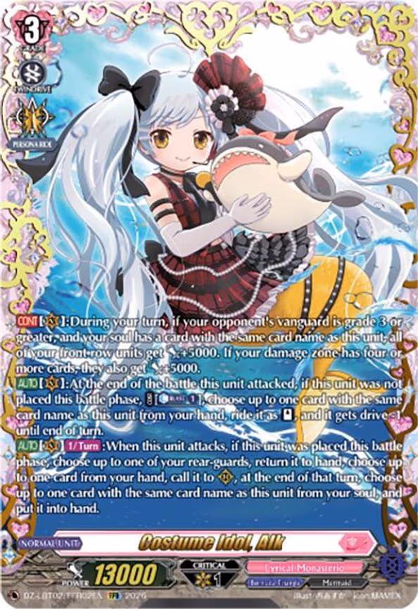 Costume Idol, Alk - Double Frame Rare (DZ-LBT02/FFR02EN)
