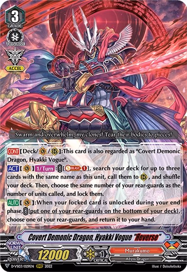 Covert Demonic Dragon, Hyakki Vogue "Reverse"