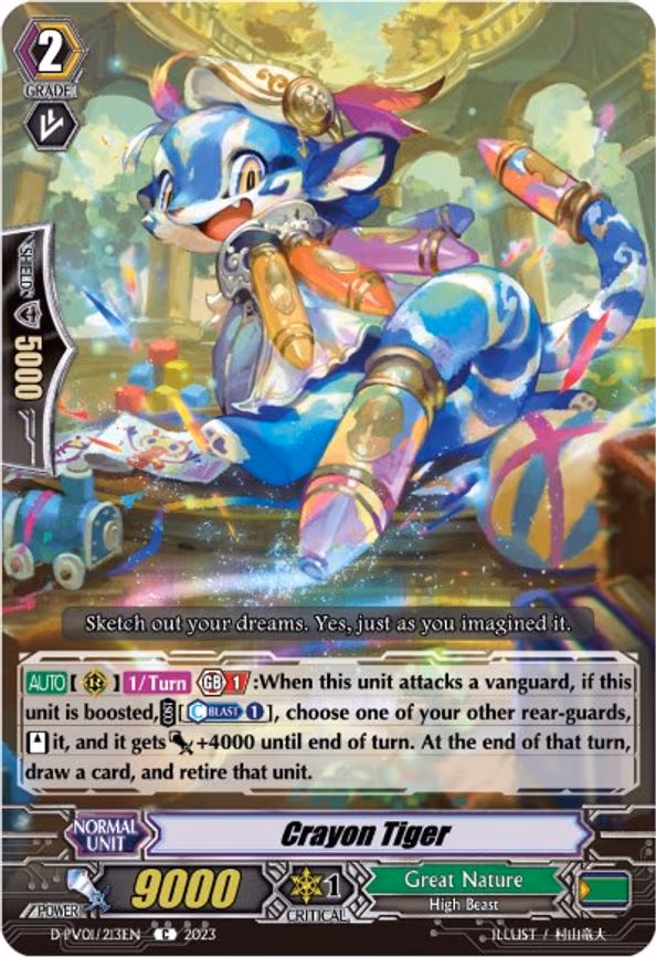 Crayon Tiger