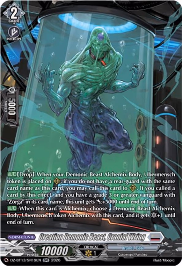 Creation Demonic Beast, Cranial Wring - SR (DZ-BT13/SR19EN)
