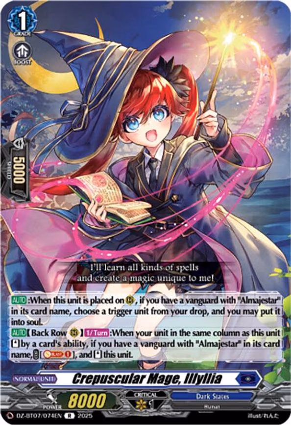 Crepuscular Mage, Illyllia - R (DZ-BT07/074EN)
