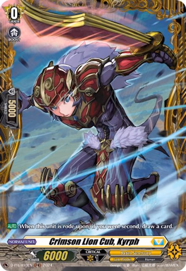 Crimson Lion Cub, Kyrph