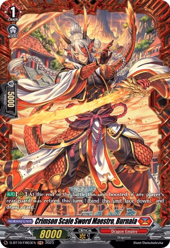 Crimson Scale Sword Maestro, Burnaia - FR (D-BT10/FR03EN)