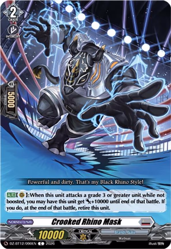 Crooked Rhino Mask - C (DZ-BT12/090EN)