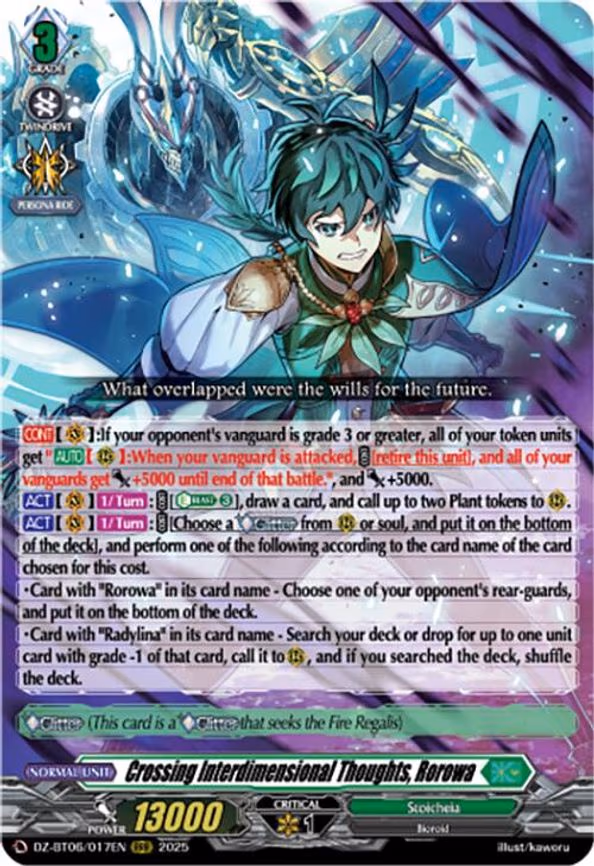 Crossing Interdimensional Thoughts, Rorowa - RRR (DZ-BT06/017EN)