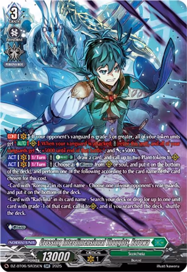 Crossing Interdimensional Thoughts, Rorowa - SR (DZ-BT06/SR35EN)