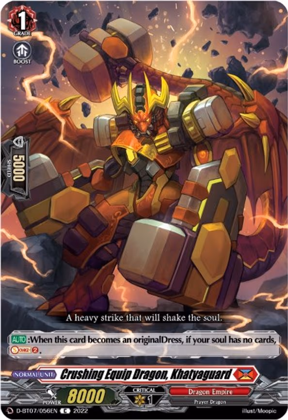 Crushing Equip Dragon, Khatyaguard - C (D-BT07/056EN)