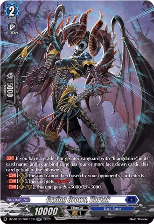 Crying Crows, Vartak - SR (DZ-BT08/SR11EN)