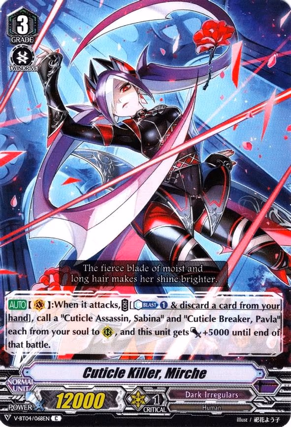 Cuticle Killer, Mirche