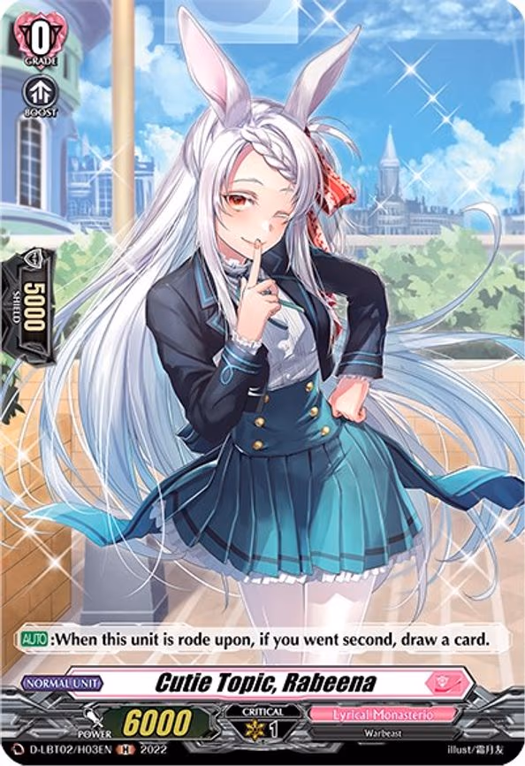 Cutie Topic, Rabeena (Holo) - H (D-LBT02/H03EN)