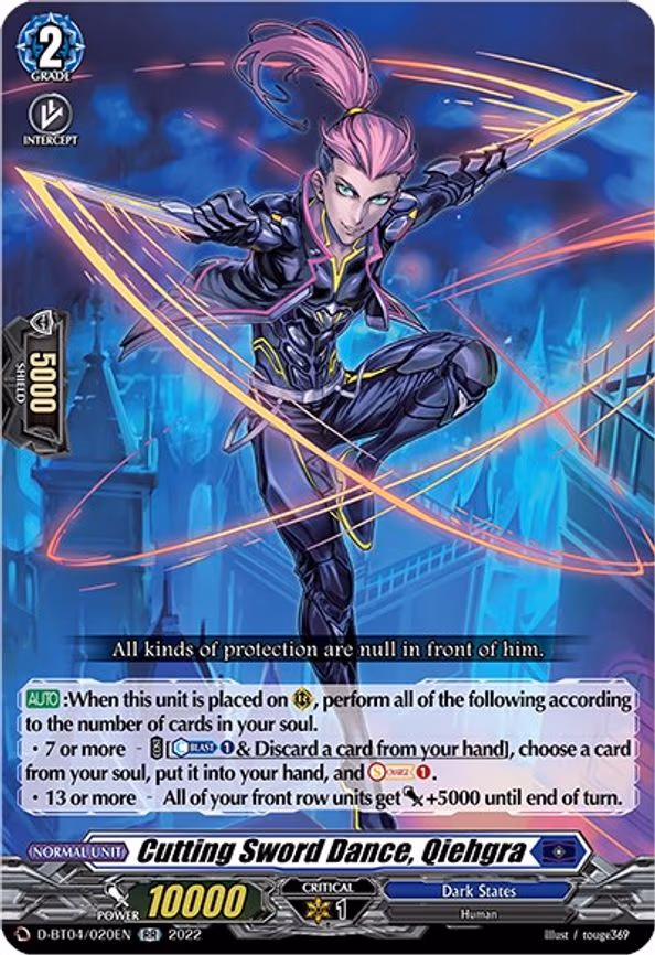 Cutting Sword Dance, Qiehgra - RR (D-BT04/020EN)