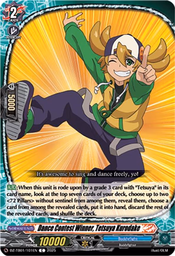 Dance Contest Winner, Tetsuya Kurodake - C (DZ-TB01/101EN)