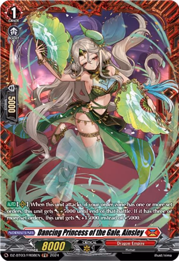 Dancing Princess of the Gale, Ainsley - FR (DZ-BT03/FR08EN)