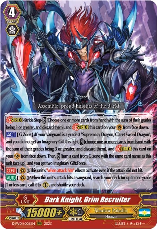 Dark Knight, Grim Recruiter - RRR (D-PV01/005EN)