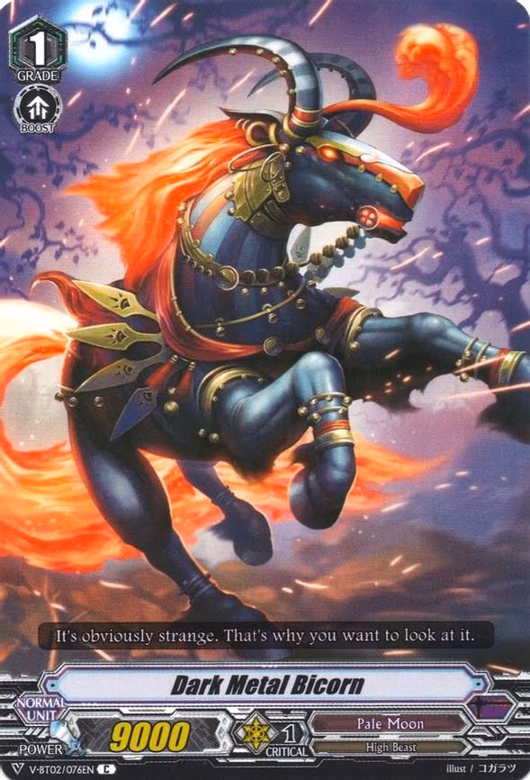 Dark Metal Bicorn
