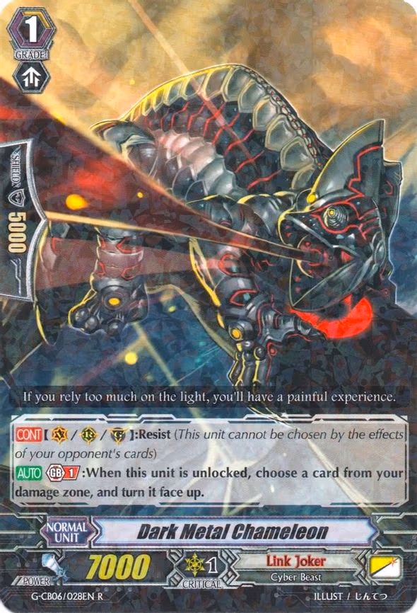 Dark Metal Chameleon