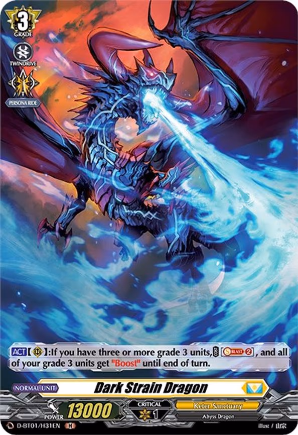 Dark Strain Dragon (Holo) - H (D-BT01/H31EN)