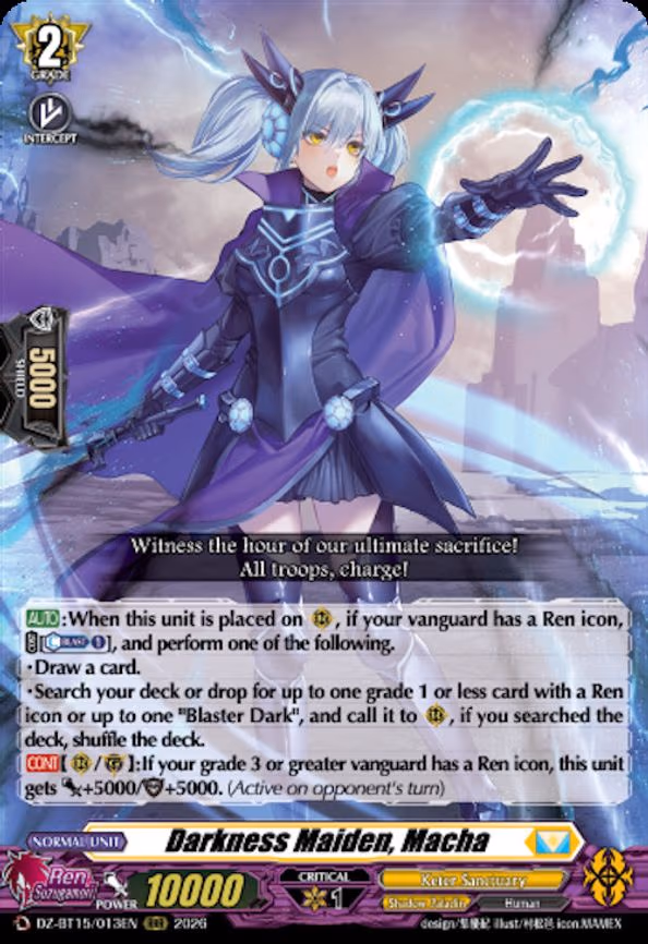 Darkness Maiden, Macha - RRR (DZ-BT15/013EN)