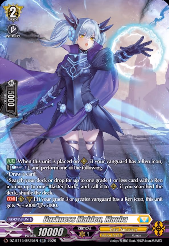 Darkness Maiden, Macha - SR (DZ-BT15/SR25EN)
