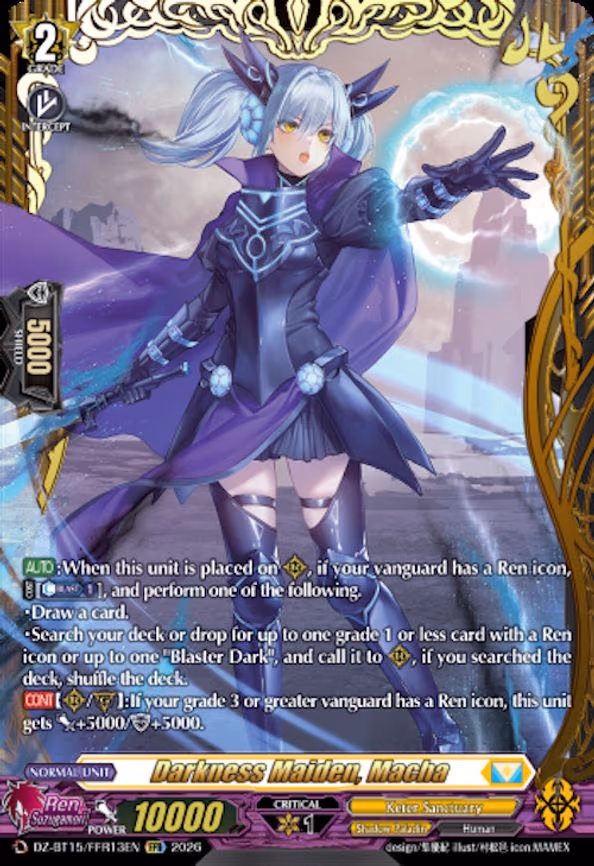 Darkness Maiden, Macha - Double Frame Rare (DZ-BT15/FFR13EN)