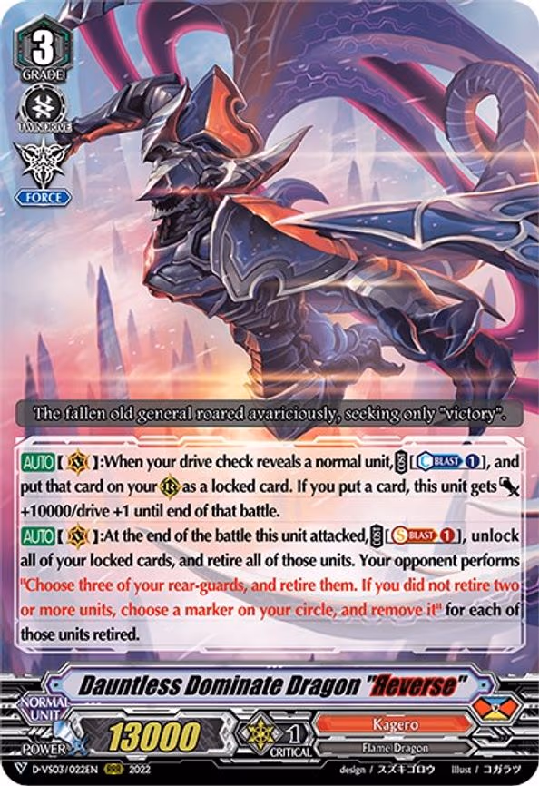 Dauntless Dominate Dragon "Reverse"