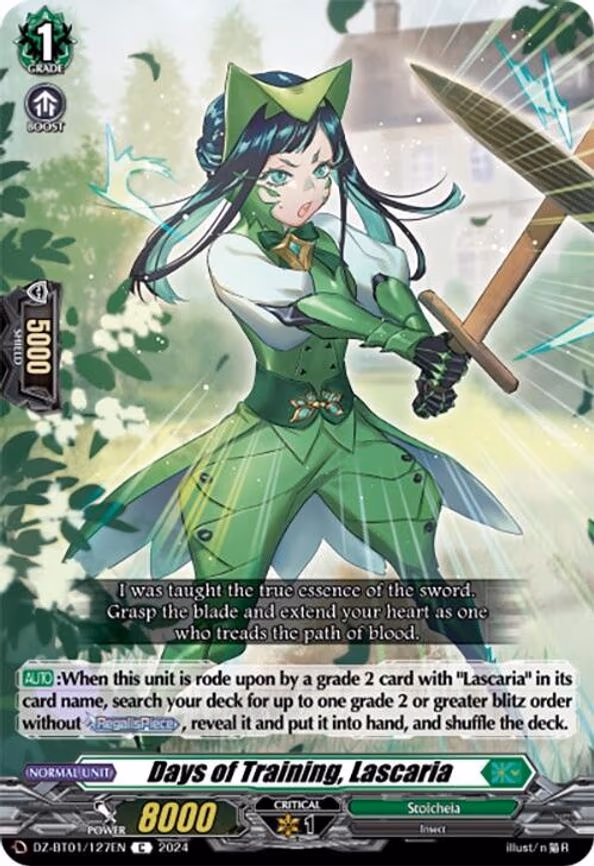 Days of Training, Lascaria