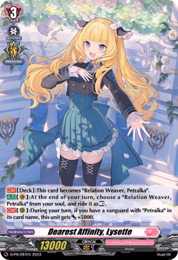 Dearest Affinity, Lysette - PR (D-PR/287)