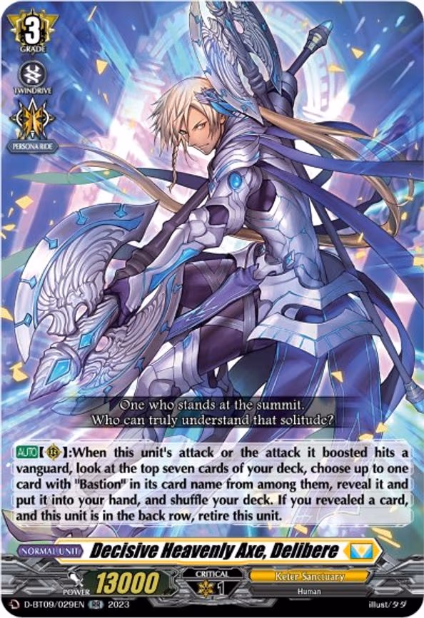 Decisive Heavenly Axe, Delibere - RR (D-BT09/029EN)