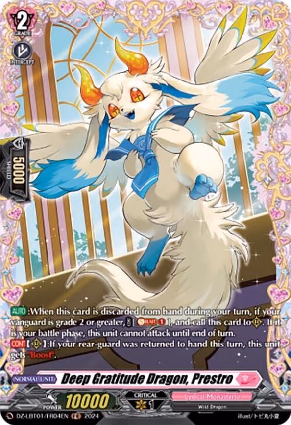 Deep Gratitude Dragon, Prestro - FR (DZ-LBT01/FR04EN)