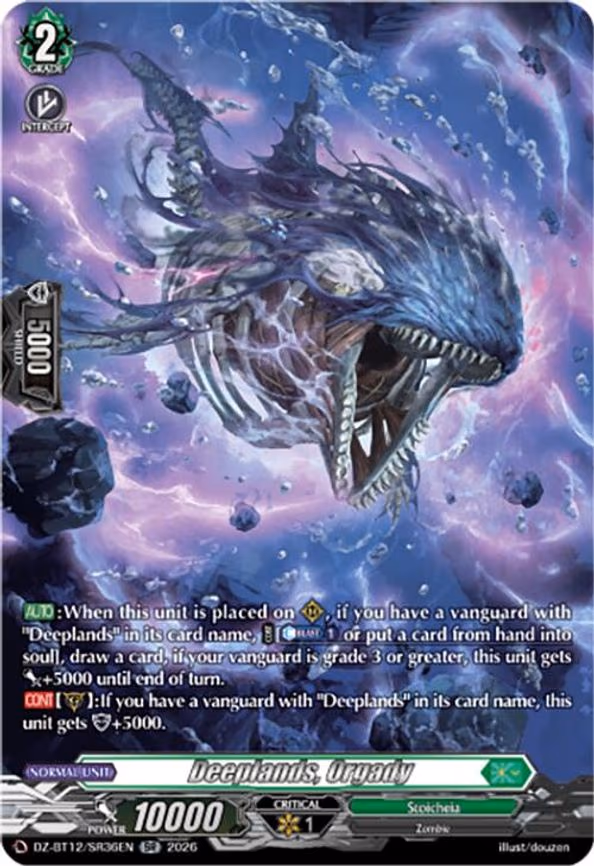 Deeplands, Orgady - SR (DZ-BT12/SR36EN)