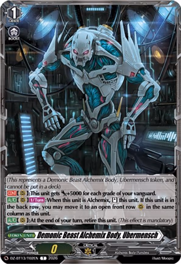Demonic Beast Alchemix Body, Ubermensch - T (DZ-BT13/T02EN)