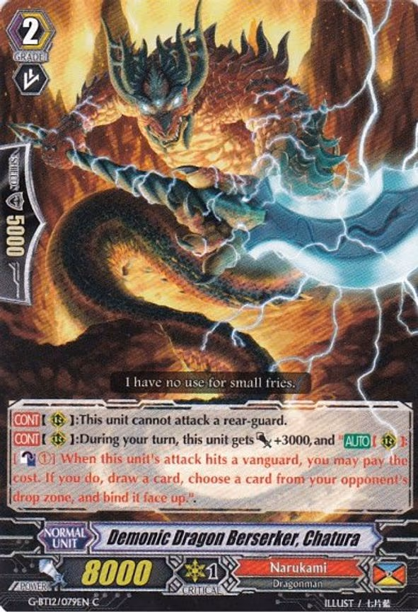 Demonic Dragon Berserker, Chatura