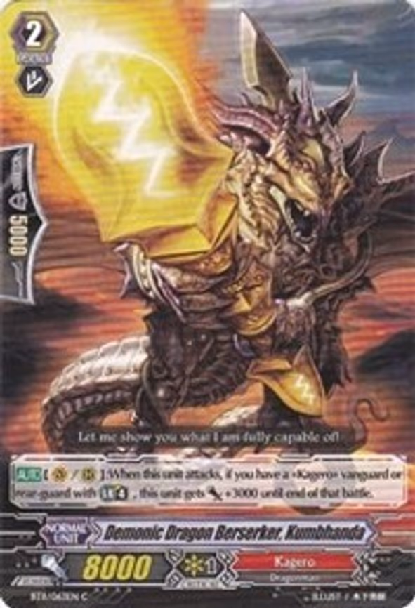 Demonic Dragon Berserker, Kumbhanda - C (BT11/063EN)