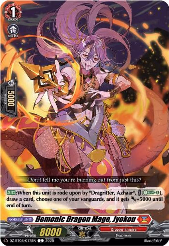 Demonic Dragon Mage, Jyokou - C (DZ-BT08/073EN)